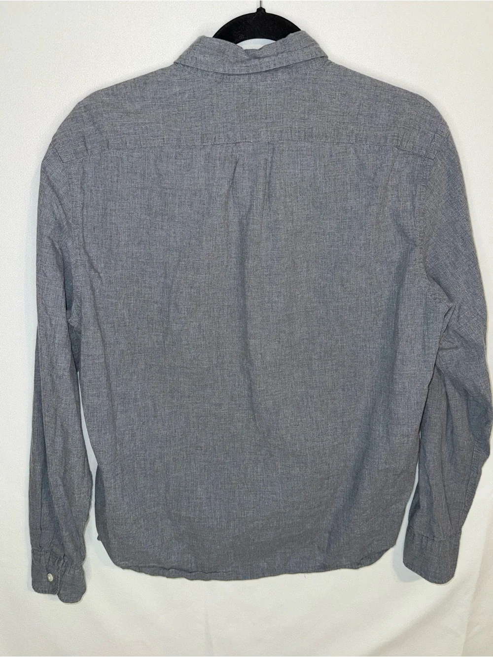J. Crew Men’s LS Button-Down Slim Untucked Shirt in Blue Gray Size Medium